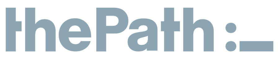 The Path logo in blue.