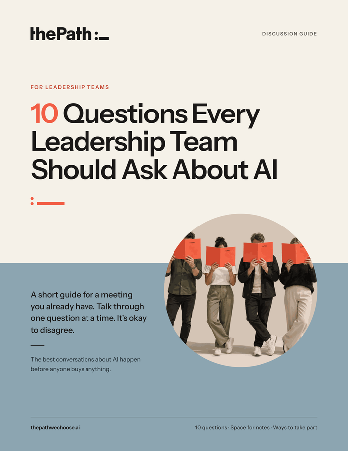 The cover of the discussion guide.